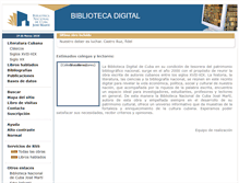 Tablet Screenshot of bdigital.bnjm.cu